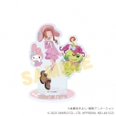【グッズ-スタンドポップ】デジモンアドベンチャー×サンリオキャラクターズ アクリルスタンド05/太刀川ミミ&パルモン×マイメロディ(コラボイラスト)の画像