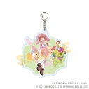 【グッズ-キーホルダー】デジモンアドベンチャー×サンリオキャラクターズ デカアクリルキーホルダー05/太刀川ミミ&パルモン×マイメロディ(コラボイラスト)の画像