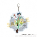 【グッズ-キーホルダー】デジモンアドベンチャー×サンリオキャラクターズ デカアクリルキーホルダー06/城戸丈&ゴマモン×けろけろけろっぴ(コラボイラスト)の画像