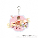 【グッズ-キーホルダー】デジモンアドベンチャー×サンリオキャラクターズ デカアクリルキーホルダー08/八神ヒカリ&テイルモン×ハローキティ(コラボイラスト)の画像