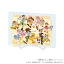 【グッズ-ボード】デジモンアドベンチャー×サンリオキャラクターズ アクリルアートボード(A5サイズ)01/集合デザイン(コラボイラスト)の画像