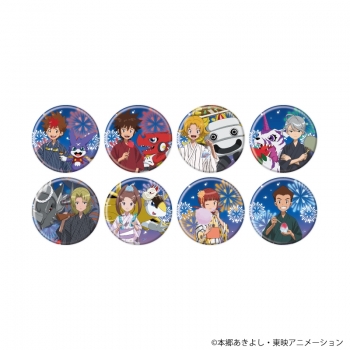 グッズ-バッチ】デジモンクロスウォーズ 缶バッジ01/ブラインド(全8種 