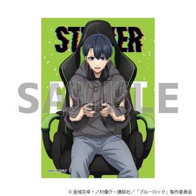 【グッズ-ブロマイド】TVアニメ『ブルーロック』 ミニフォト35/ゲーム実況ver. ブラインド(全8種)(描き下ろしイラスト)