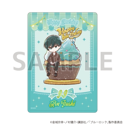 【グッズ-カードケース】TVアニメ『ブルーロック』 キャラクリアケース24/誕生日ver. 糸師 凛(グラフアートイラスト)