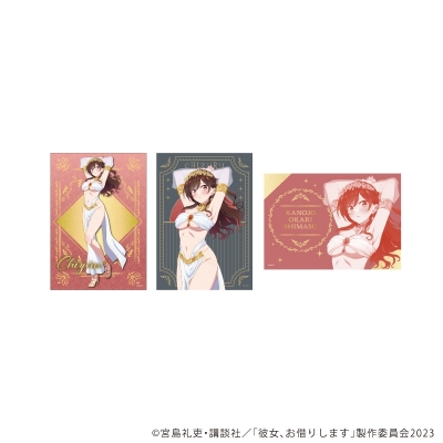 【グッズ-ブロマイド】TVアニメ『彼女、お借りします』 L版ブロマイド3枚セット01/水原千鶴 女神ver.(描き下ろしイラスト)