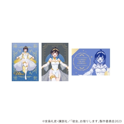 【グッズ-ブロマイド】TVアニメ『彼女、お借りします』 L版ブロマイド3枚セット05/八重森みに 女神ver.(描き下ろしイラスト)