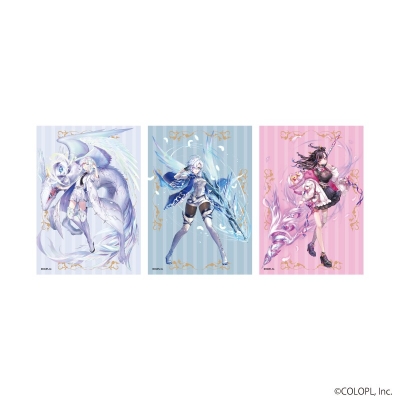 【グッズ-ブロマイド】白猫プロジェクト L版ブロマイド3枚セット05/リンド/フーシャ/メラルーカ(公式イラスト)