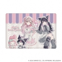 【グッズ-カードケース】赤倉×サンリオキャラクターズ キャラクリアケース34/マイメロディ&クロミ(コラボイラスト)の画像