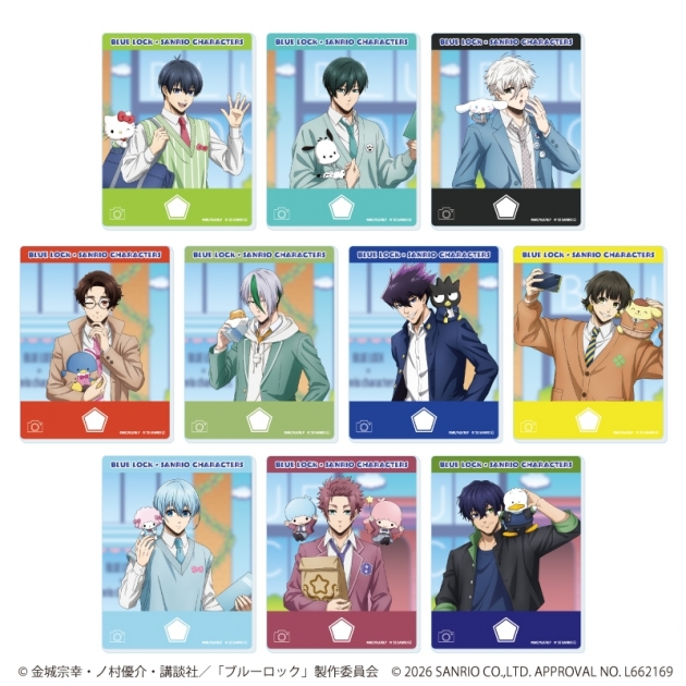 【グッズ-カード】TVアニメ『ブルーロック』×サンリオキャラクターズ アクリルカード04/ブラインド(全10種)(コラボイラスト)