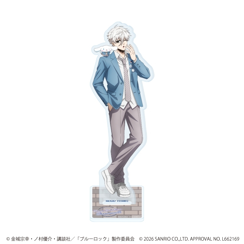 【グッズ-スタンドポップ】TVアニメ『ブルーロック』×サンリオキャラクターズ アクリルスタンド31/凪 誠士郎×シナモロール(コラボイラスト)