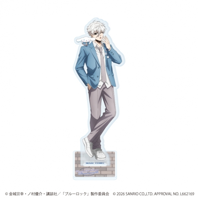 【グッズ-スタンドポップ】TVアニメ『ブルーロック』×サンリオキャラクターズ アクリルスタンド31/凪 誠士郎×シナモロール(コラボイラスト)