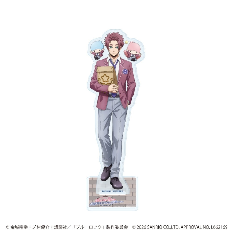 【グッズ-スタンドポップ】TVアニメ『ブルーロック』×サンリオキャラクターズ アクリルスタンド37/糸師 冴×リトルツインスターズ(コラボイラスト)
