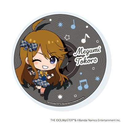 【グッズ-コースター】アイドルマスター ミリオンライブ! アクリルコースター08/所 恵美 カラオケver.(ミニキャライラスト)