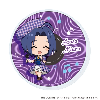 【グッズ-コースター】アイドルマスター ミリオンライブ! アクリルコースター10/三浦 あずさ カラオケver.(ミニキャライラスト)