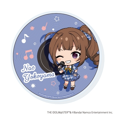 【グッズ-コースター】アイドルマスター ミリオンライブ! アクリルコースター13/横山 奈緒 カラオケver.(ミニキャライラスト)