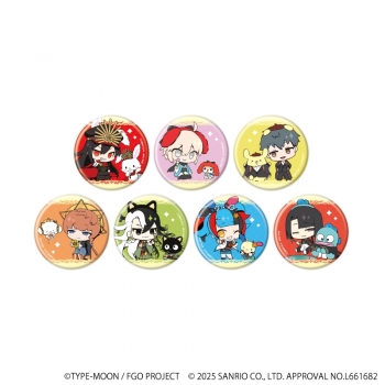グッズ-バッチ】Fate/Grand Order × サンリオキャラクターズ 缶バッジ 