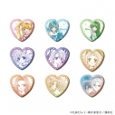【グッズ-バッチ】マーメイドメロディーぴちぴちピッチ ハート型缶バッジ02/アイドル衣装ver. ブラインド(全9種)(公式&描き下ろしイラスト)の画像