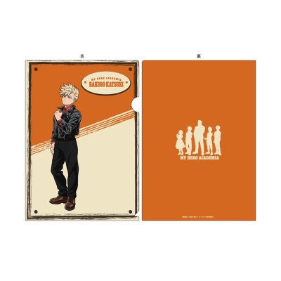 【グッズ-クリアファイル】僕のヒーローアカデミア A4クリアファイル アメリカンレトロVer. 爆豪勝己