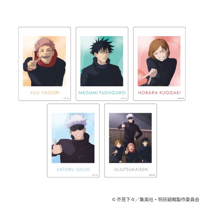 【グッズ-カード】呪術廻戦 トレーディングフォト風クリアカード Class Photo 全5種