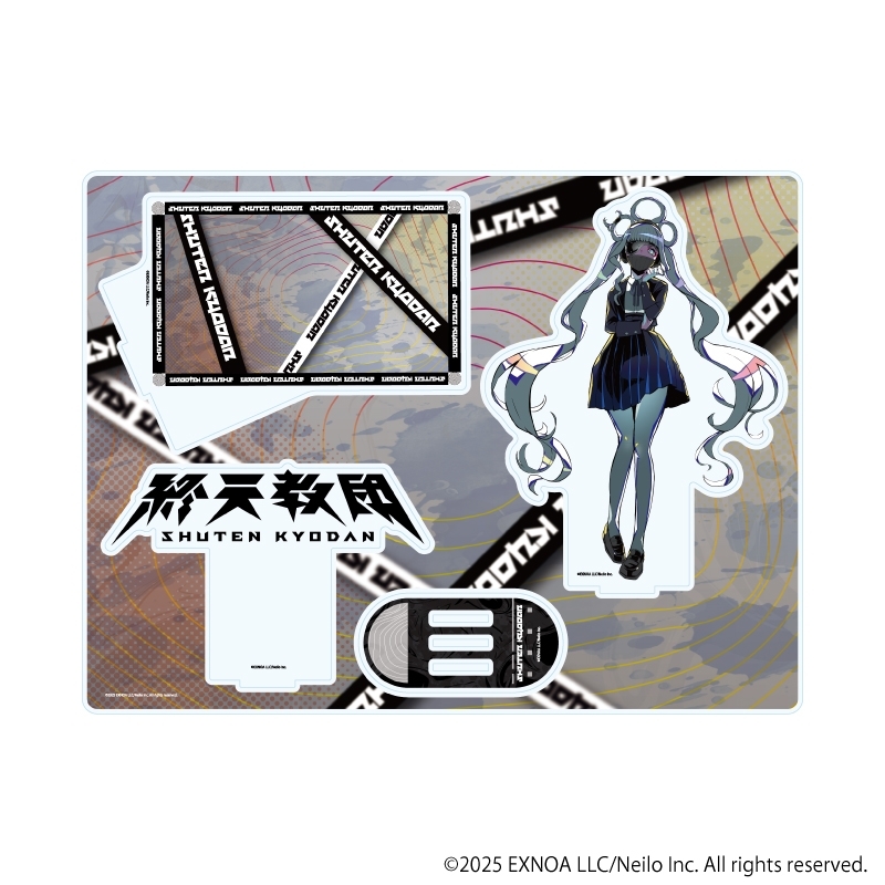 【グッズ-スタンドポップ】終天教団 アクリルジオラマ06/黒四館仄(公式イラスト)