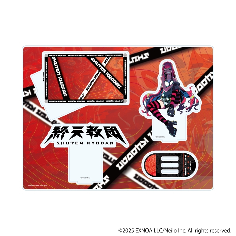 【グッズ-スタンドポップ】終天教団 アクリルジオラマ07/伏蝶まんじ(公式イラスト)