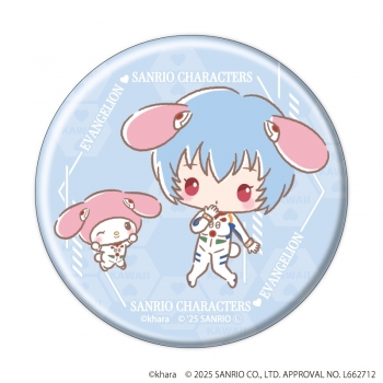 グッズ-バッチ】エヴァンゲリオン×サンリオキャラクターズ 缶バッジ01 