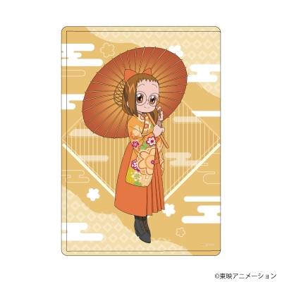 【グッズ-カードケース】おジャ魔女どれみドッカ~ン! キャラクリアケース26/藤原はづき 袴・番傘ver.(描き下ろしイラスト)