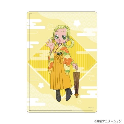 【グッズ-カードケース】おジャ魔女どれみドッカ~ン! キャラクリアケース29/飛鳥ももこ 袴・番傘ver.(描き下ろしイラスト)
