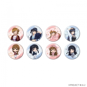 グッズ-バッチ】WHITE ALBUM2 缶バッジ02/ブラインド(全8種)(描き 