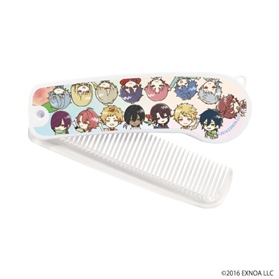 【グッズ-ヘアブラシ】文豪とアルケミスト 折りたたみコーム01/フルーツver.(グラフアートイラスト)