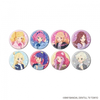 グッズ-バッチ】アイカツスターズ！ ホログラム缶バッジ(57mm)01 