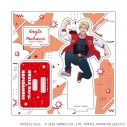【グッズ-スタンドポップ】ドズル社×はぴだんぶい アクリルスタンドプレート01/ドズル×ポチャッコ(コラボイラスト)の画像