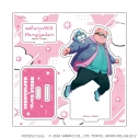 【グッズ-スタンドポップ】ドズル社×はぴだんぶい アクリルスタンドプレート05/おおはらMEN×ハンギョドン(コラボイラスト)の画像