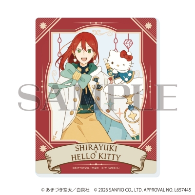 【グッズ-カード】赤髪の白雪姫×サンリオキャラクターズ アクリルカード01/ブラインド(全5種)(コラボイラスト)