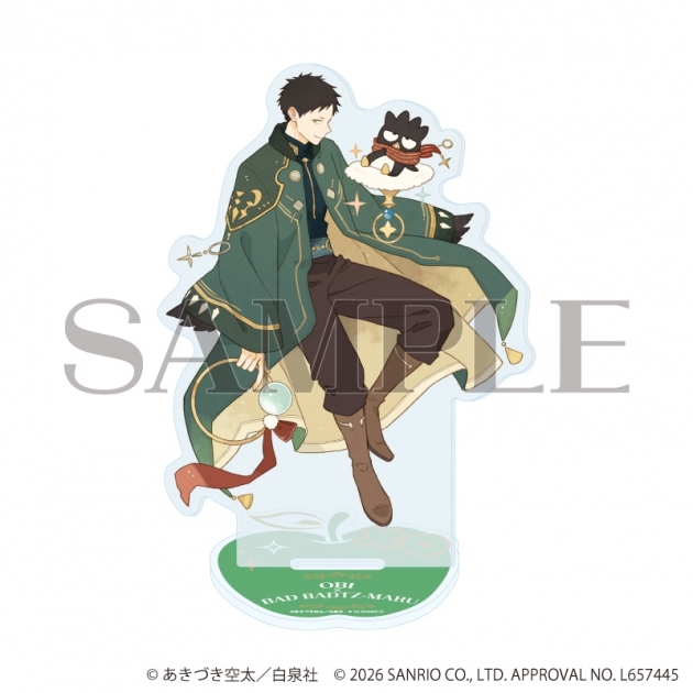 【グッズ-スタンドポップ】赤髪の白雪姫×サンリオキャラクターズ アクリルスタンド05/オビ×バッドばつ丸(コラボイラスト)