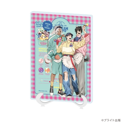 【グッズ-ボード】Tulle Ice Cream Factory -7th Anniversary- アクリルアートボード(A5サイズ)07/柳瀬せの先生(描き下ろしイラスト)