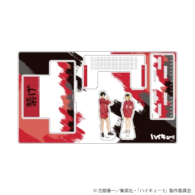 【グッズ-スタンドポップ】ハイキュー!! プレミアム アクリルジオラマプレート06/音駒高校