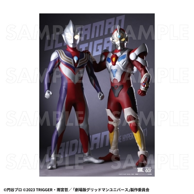 【グッズ-ポスター】ULTRAMAN×GRIDMAN クリアポスター【ウルトラマンティガ×電光超人グリッドマン】