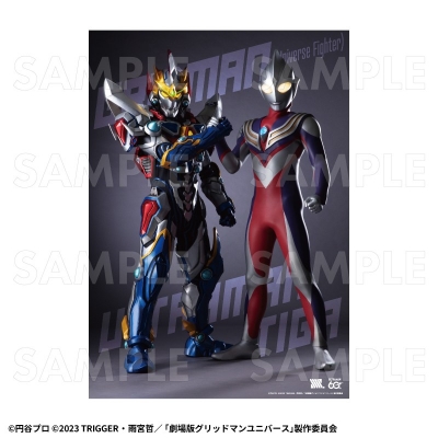 【グッズ-ポスター】ULTRAMAN×GRIDMAN クリアポスター【ウルトラマンティガ×グリッドマン(Universe Fighter)】