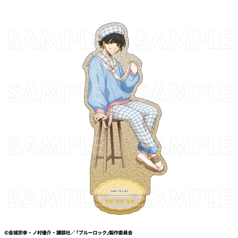 [Good-Stand Pop] TV Anime “Blue Rock” Check Sailor Style Glitter Acrylic Stand [Happy Rebirth]