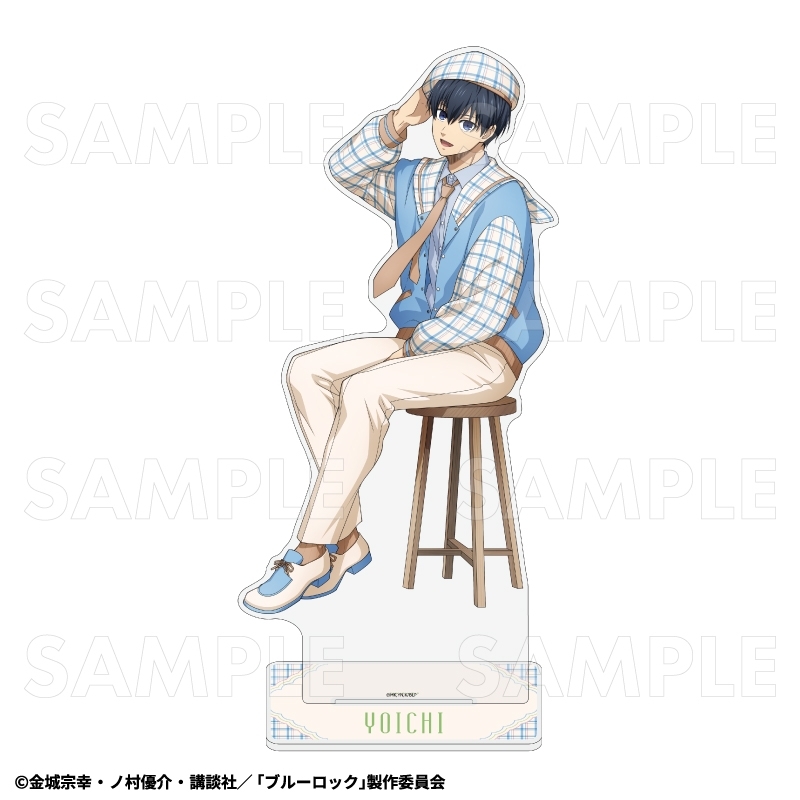 [Good-Stand Pop] TV Anime “Blue Rock” Check Sailor Style Oversized Acrylic Stand [Seiichi Kiyoshi]