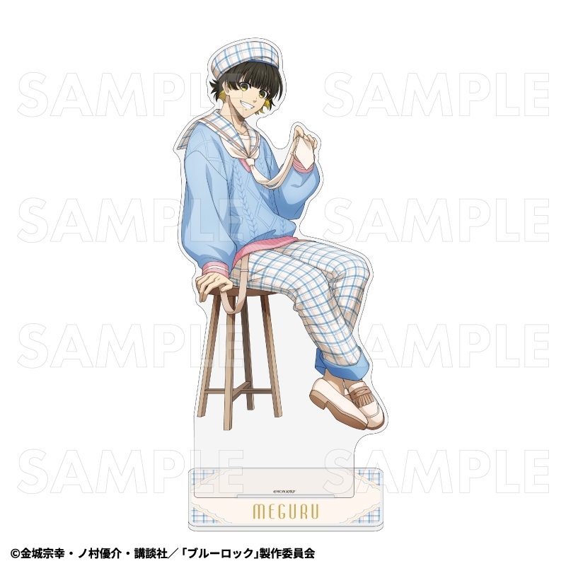[Good-Stand Pop] TV Anime “Blue Rock” Check Sailor Style Oversized Acrylic Stand [Happy Rebirth]