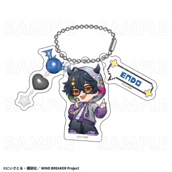 グッズ-キーホルダー】WIND BREAKER 【でびデコパーカー】ちびキャラ 