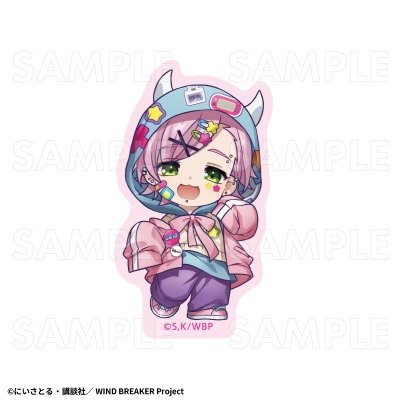 【グッズ-ステッカー】WIND BREAKER 【でびデコパーカー】ちびキャラver. ダイカットステッカー【桐生 三輝】