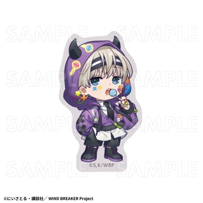 【グッズ-ステッカー】WIND BREAKER 【でびデコパーカー】ちびキャラver. ダイカットステッカー【梶 蓮】