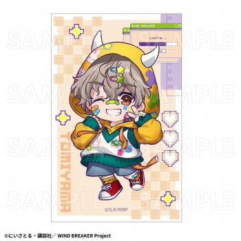 グッズ-ブロマイド】WIND BREAKER 【でびデコパーカー】ちびキャラver 