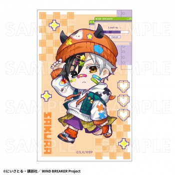 グッズ-ブロマイド】WIND BREAKER 【でびデコパーカー】ちびキャラver 