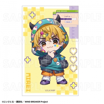 グッズ-ブロマイド】WIND BREAKER 【でびデコパーカー】ちびキャラver 