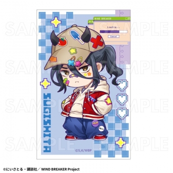 グッズ-ブロマイド】WIND BREAKER 【でびデコパーカー】ちびキャラver 