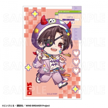グッズ-ブロマイド】WIND BREAKER 【でびデコパーカー】ちびキャラver 